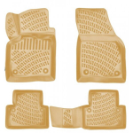 Guminiai kilimeliai beige 3D RIZLINE VOLVO S40/V50 (2004-2012)