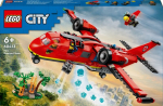 LEGO&reg; 60413 miesto ugniagesių gelbėjimo lėktuvas, žaislas su 3 pilotais, ugniagesių minifigūrėlės