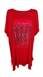 Tunika moterims Kinga, raudona, 7XL