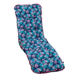 Gulto pagalvė Home4You Baden-Summer, 48x165 cm, mėlyna