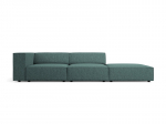 De&scaron;ininė sofa Cosmopolitan Design Arendal, žalia