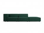 De&scaron;ininė sofa Cosmopolitan Design Arendal, žalia