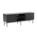 TV staliukas Home4You Sequence, 150x40x55 cm, juodas