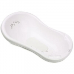 Vonelė su kilimėliu Lorelli Little Stars white/balta, 84 cm