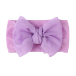 Galvos juosta su kaspinu vaikams, violetinė, 1 vnt