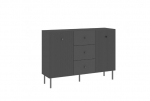 Komoda Viena 3D3S, juoda