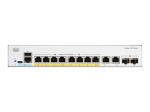 Perjungiklis - CISCO - Catalyst 1300 - 8 GE PoE prievadų - Gigabit Ethernet - 67W PoE