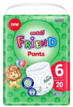 Sauskelnės-kelnaitės Goo.N Friend 6 (15-25 kg), 20 vnt.