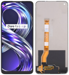 Originalus LCD + jutiklinis ekranas Realme 9 PRO 5G RMX3471 RMX3474 (restauruotas) Juodas