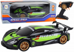 Sportinis automobilis su nuotolinio valdymo pultu Lean Toys, žalias/juodas