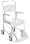 Etac Clean tualeto ir du&scaron;o vežimėlio plotis/auk&scaron;tis sėdynės 48x55 cm. sniego baltumo spalva