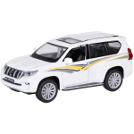 Metalinis automobilio modelis Toyota Land Cruiser Prado su &scaron;viesomis ir garsu