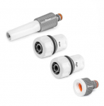 4 dalių laistymo priedų rinkinys 1/2" žarnoms Bradas WHITE LINE