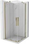 Du&scaron;o kabina Mexen Velar DUO, Gold, 90 x 90 cm