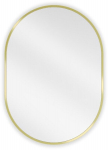 Vonios veidrodis Mexen Loft Oval, 70 x 50 cm, auksinis