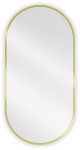 Vonios veidrodis Mexen Loft Oval, 90 x 45 cm, auksinis