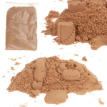 Kinetinis smėlis Martom, rudas, 1 kg
