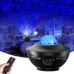 Galaxy Star projektorius, Nebula LED naktinė lemputė, vandenyno banga ir žvaigždėtas dangus, Bluetooth garsiakalbis