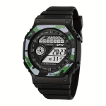 Vyri&scaron;kas sportinis skaitmeninis laikrodis, Camo Black