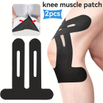 Elastinis kineziologinis teipas keliams, 2/6 vnt. , Juoda