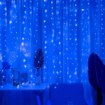 LED užuolaidų &scaron;viesos dekorui, Mėlyna