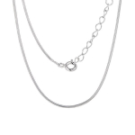 Sidabrinė grandinėlė moterims "Snake" Brasco 55975 55975-42, 42
