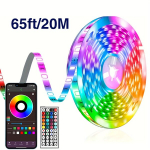 USB LED juosta su 44 klavi&scaron;ų pultu, 65 pėdų / 20 m
