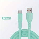 USB-C greito įkrovimo laidas, Žalias