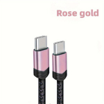 USB-C greito įkrovimo laidas, Rose Golden