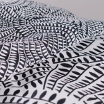 Double bed set -TODAY - 260x240 cm - 100% Cotton - Black and White
