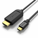 HDMI kabelis - VENTION - CGUBF - 1 m - Daugiaspalvis - Vaizdo ry&scaron;ys