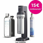 BRITA soda ma&scaron;ina - SodaTRIO Juoda - 1 butelis 1L ir 1 CO2 cilindras įtrauktas