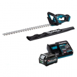 Akumuliatorinės gyvatvorių žirklės Makita 40V max XGT, 60 cm [UH021GD101], 2,5 Ah