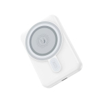 10000mAh Maitinimo bankas 20W, Magsafe, Bevielis 15W: Xo Pr264 - 1xUSB-C, QuickCharge iki 12V-1.67A - Baltas