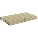 Pergolos stogo keitimas, Outsunny, 250x255 cm, Beždžionės., Beige