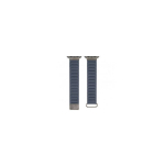 Connect Watch 42/44/45mm žievės nugaros sagtis magnetinio siurbimo laikrodžio dirželiai Indigo mėlyna