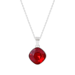 Kaklo papuo&scaron;alas moterims DiamondSky "Glare II (Siam)" su Swarovski kristalais DS01K809