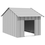 &scaron;unų namelis su stogu 83x130x85 cm cinkuoto plieno