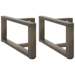 Kavos staliuko kojelės t formos, 2 vnt., 70x25x(30-31) cm