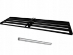 Žemės lyginimo įrankis 90x30 cm + aliumininė rankena 150 cm