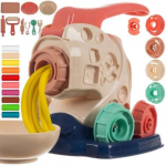 Daugiaspalvė makaronų sulčiaspaudė su plastilino komplektu