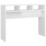 Konsolinis staliukas，konsolinis stalas, baltas, 105x30x80cm, apdirbta mediena CFE62595