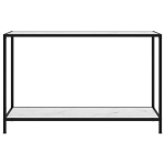 Konsolinis staliukas，konsolinis stalas, baltas, 120x35x75cm, grūdintas stiklas CFE59330