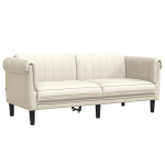Dvivietė sofa，Poilsio sofa, kreminės spalvos, aksomas CFE56121