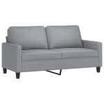 Dvivietė sofa，Poilsio sofa, &scaron;viesiai pilkos spalvos, 140cm, audinys CFE17580