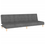Dvivietė sofa-lova，Poilsio sofa, &scaron;viesiai pilkos spalvos, audinys CFE76087