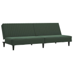 Dvivietė sofa-lova，Poilsio sofa, tamsiai žalios spalvos, aksomas CFE52743