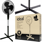 Laisvai pastatomas ventiliatorius Eldom ID2501, 45 W, 40 cm, 3 greičiai, osciliacija, auk&scaron;čio reguliavimas, juodas