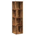 kampinė spintelė，Spintelė daiktams Old Wood 33x33x132 cm Engineered Wood CFE63892
