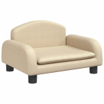 Vaiki&scaron;ka sofa，Vaikų sofa, kreminės spalvos, 50x40x30cm, audinys CFE95689